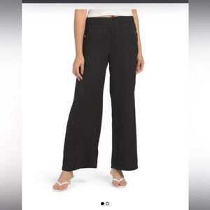 Madison D’amelie Black Wide-Leg Pants